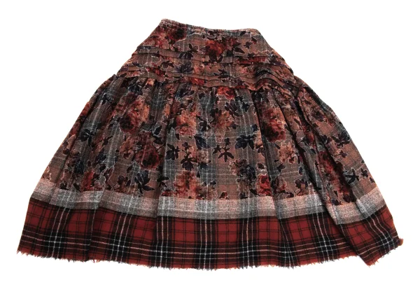 トリココムデギャルソンtricot COMME des GARCONS レーヨンフローラル