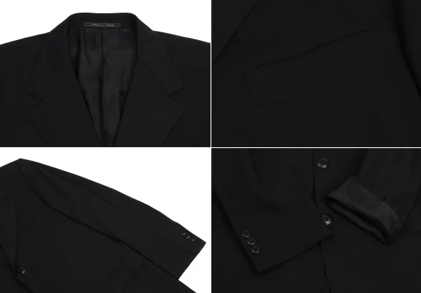 ジャンニヴェルサーチGIANNI VERSACE ウールナイロンストライプ