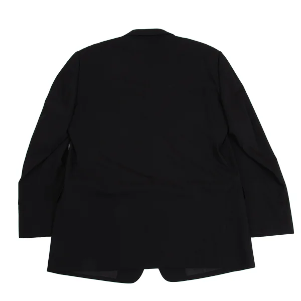 ジャンニヴェルサーチGIANNI VERSACE ウールナイロンストライプ