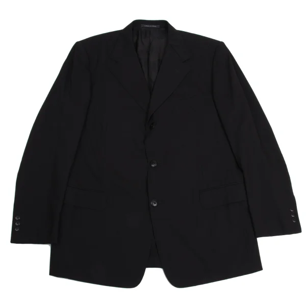 ジャンニヴェルサーチGIANNI VERSACE ウールナイロンストライプ