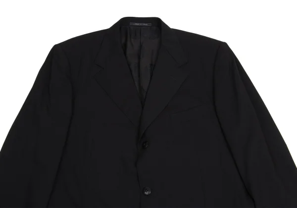 ジャンニヴェルサーチGIANNI VERSACE ウールナイロンストライプ