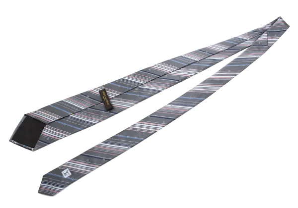 ルイヴィトンLouis Vuitton モノグラムマルチストライプシルクネクタイ