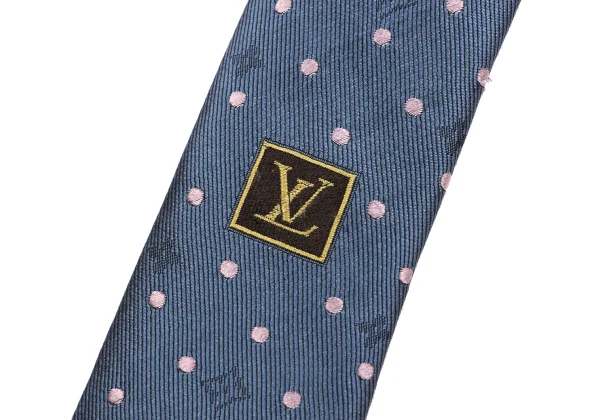 ルイヴィトンLouis Vuitton モノグラムピンドットジャガードシルク