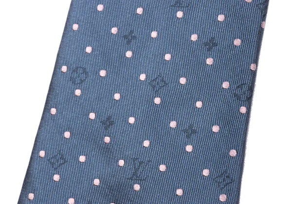 ルイヴィトンLouis Vuitton モノグラムピンドットジャガードシルク