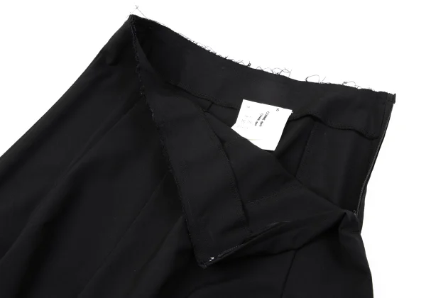 コムコム コムデギャルソンCOMME des GARCONS ウールウエスト裁ち切り