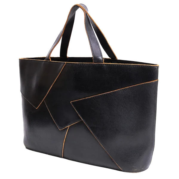 トリココムデギャルソンtricot COMME des GARCONS 切替デザインレザー