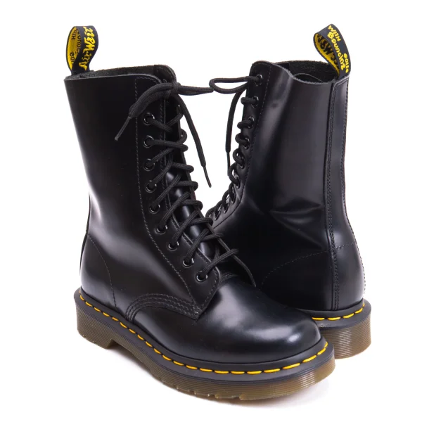 ドクターマーチンDr.Martens 10ホールレザーブーツ 黒UK4(23cm位) (K