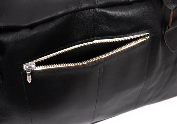 ポールハーデンPaul Harnden Big Sports レザーバッグ 黒 (K-165213)