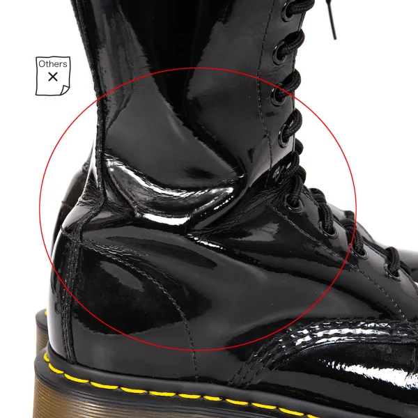 ドクターマーチンDr.Martens 1B60 20ホールエナメルサイドジップロング