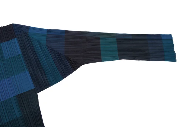 プリーツプリーズPLEATS PLEASE マルチパネルプリントハイネック