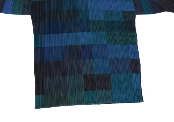 プリーツプリーズPLEATS PLEASE マルチパネルプリントハイネック