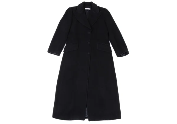 エンポリオアルマーニEMPORIO ARMANI キャメルウールピークドラペル