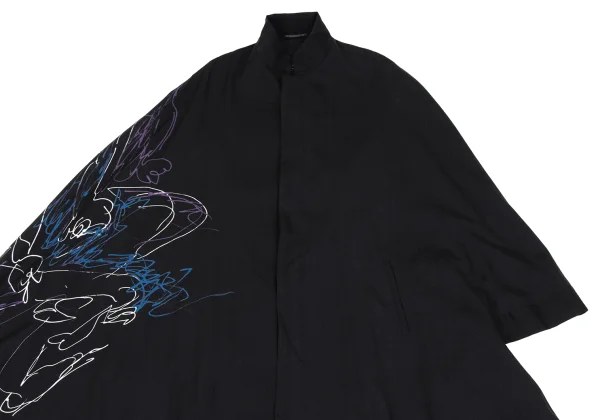 ヨウジヤマモト ノアールYohji Yamamoto NOIR ウールギャバ