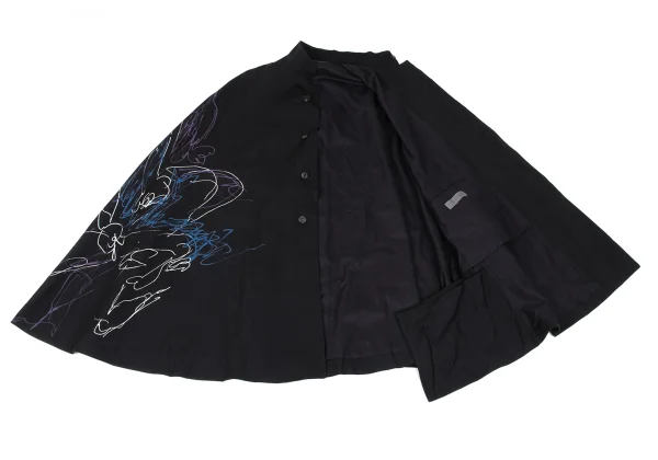 ヨウジヤマモト ノアールYohji Yamamoto NOIR ウールギャバ