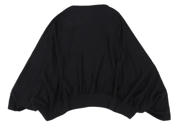 ヨウジヤマモト ノアールYohji Yamamoto NOIR 混紡変形ボタンレス