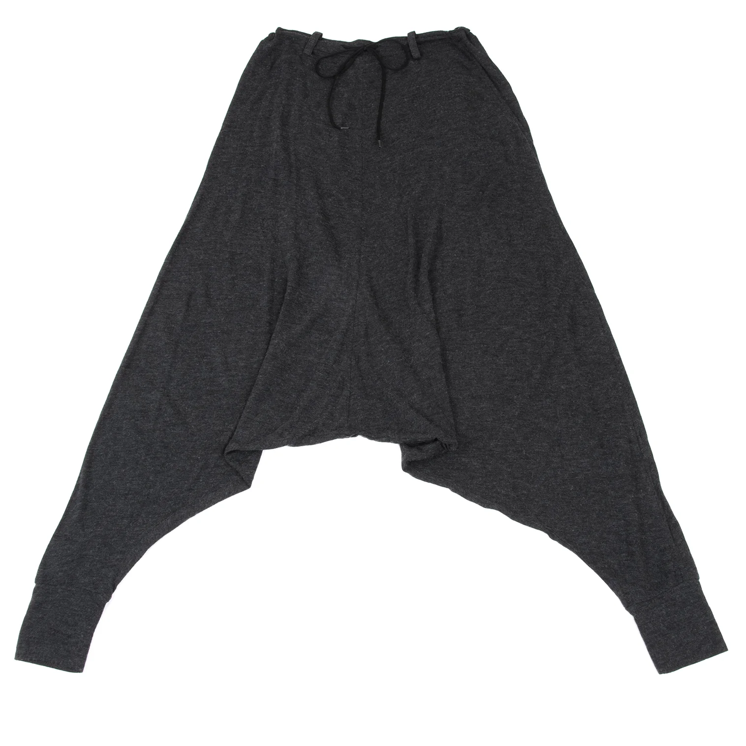 ヨウジヤマモト ノアールYohji Yamamoto NOIR 混紡アクリルサルエル