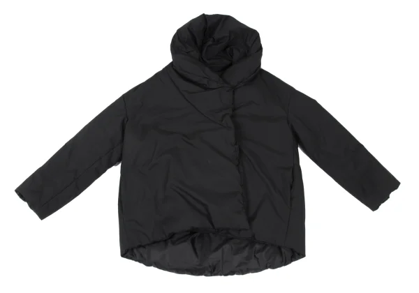 エーピーストゥディオAP STUDIO ショールカラー中綿ジャケット 黒M位