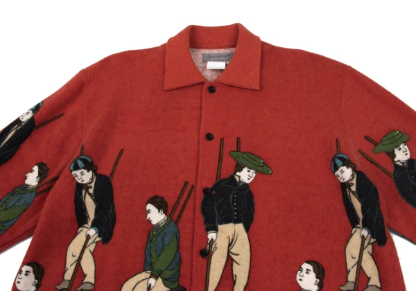 ヨウジヤマモト プールオムYohji Yamamoto POUR HOMME 鹿鳴館プリント