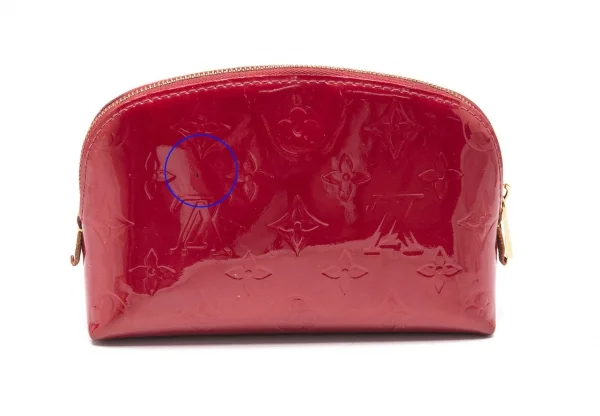 ルイヴィトンLouis Vuitton ヴェルニコスメポーチ 赤 (K-102647)