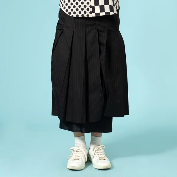 コムデギャルソンCOMME des GARCONSウールピンストライプストレッチ