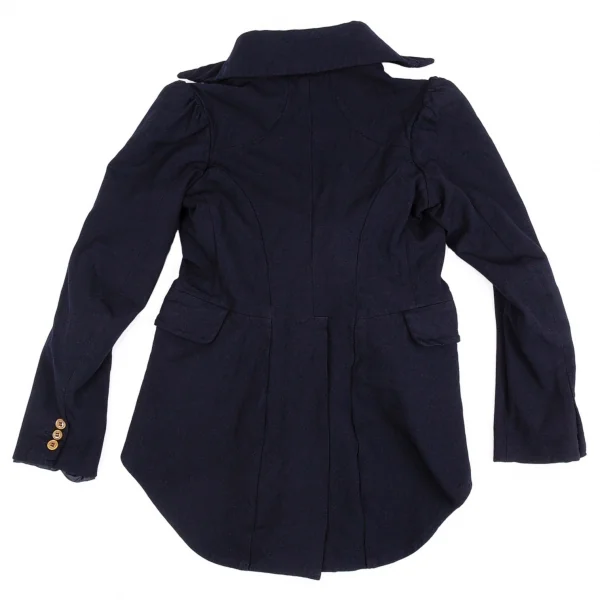 コムデギャルソンCOMME des GARCONS 製品染めエステルギャザースリーブ