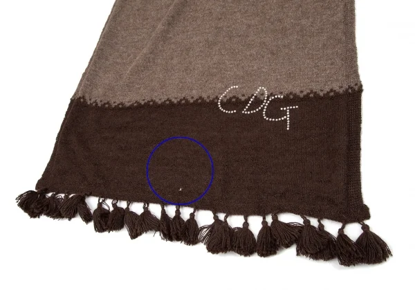 コムデギャルソンCOMME des GARCONS スワロフスキー装飾トナカイ柄