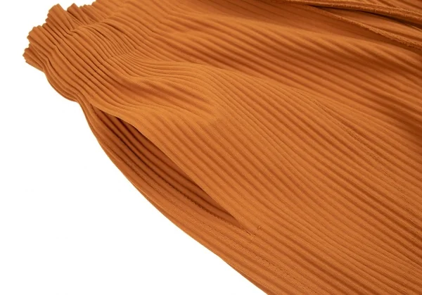 イッセイミヤケ ミーISSEY MIYAKE me ファインニットプリーツガウチョ