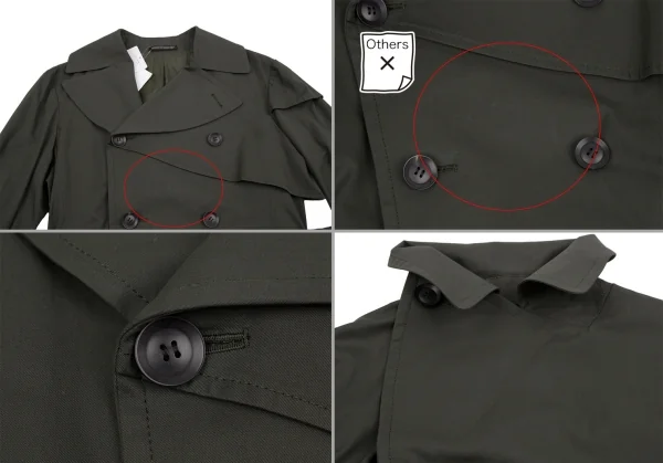 ヨウジヤマモト ノアールYohji Yamamoto NOIR コットン袖レイヤード