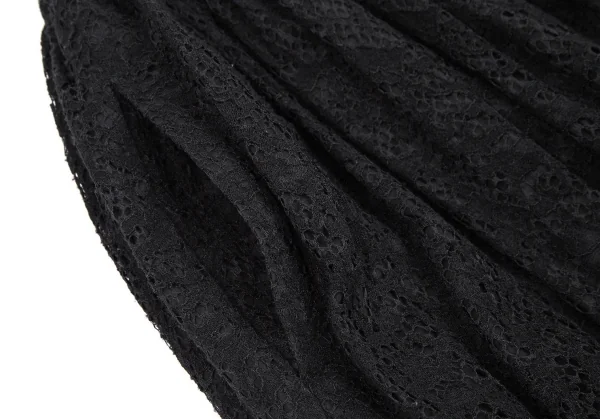 コムデギャルソンCOMME des GARCONS 総レースかぼちゃパンツ 黒XS (K