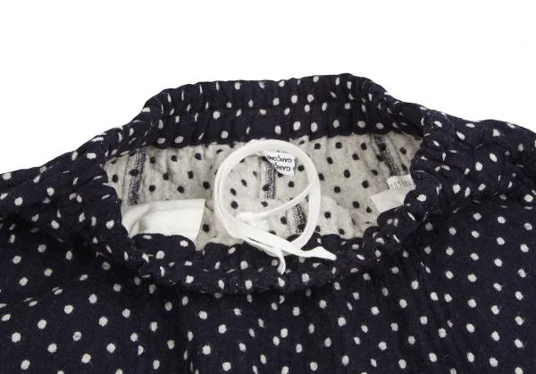 コムコム コムデギャルソンCOMME des GARCONS ウール縮絨ドット