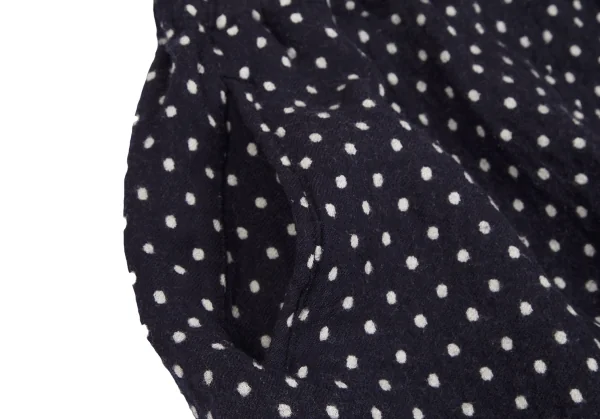 コムコム コムデギャルソンCOMME des GARCONS ウール縮絨ドット