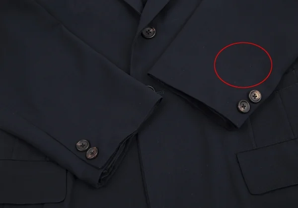 ヨウジヤマモト プールオムYohji Yamamoto POUR HOMME ウールギャバ