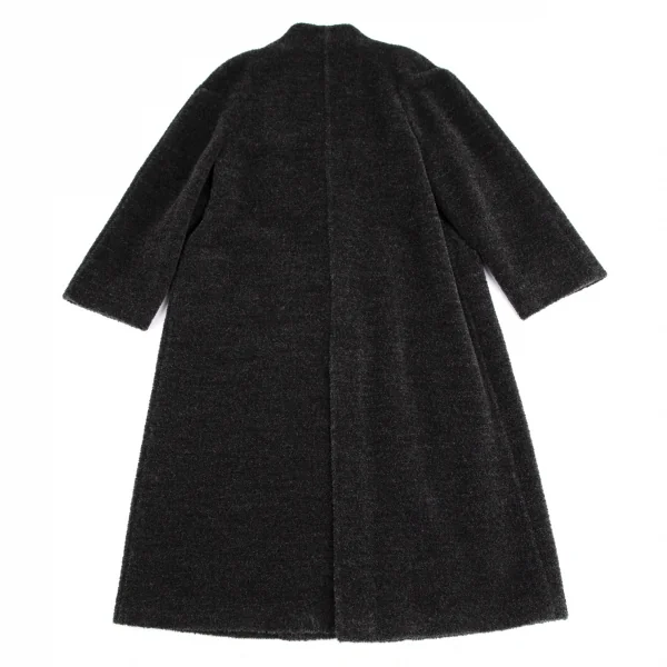 アニオナAGNONA アルパカシャギーコート チャコールS位 (K-113705)
