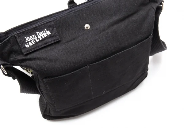 Jean-Paul GAULTIER Printed Messenger Bag Black,Green (K-113913)