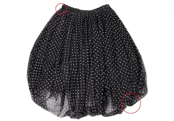 コムデギャルソンCOMME des GARCONS ドットプリントチュールバルーン