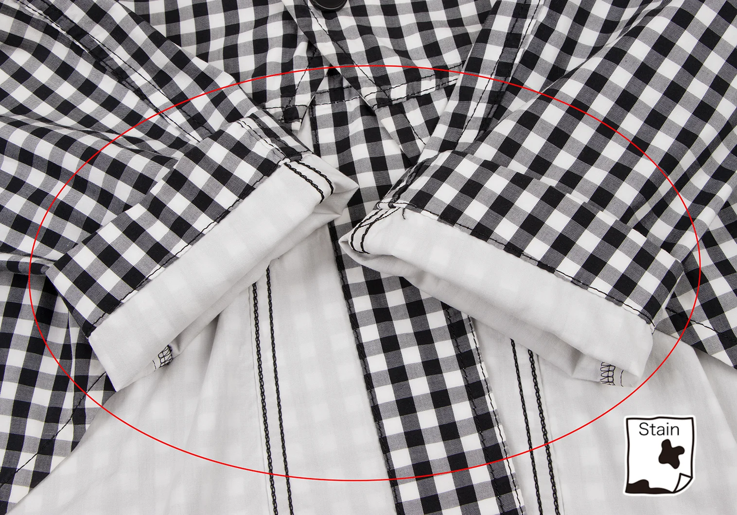 ブラックコムデギャルソンBLACK COMME des GARCONS ギンガムチェック