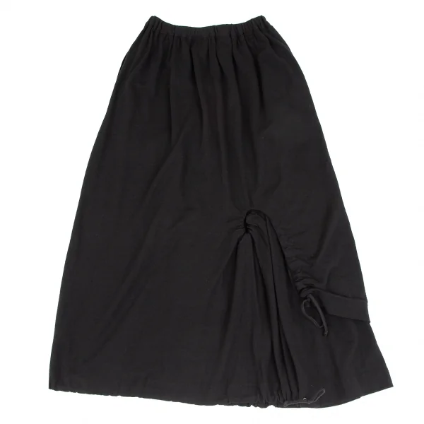 コムデギャルソンCOMME des GARCONS ウール裾絞りデザインニット