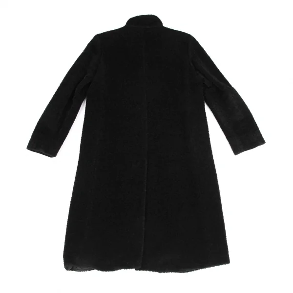 マックスマーラMax Mara アルパカウールシャギースタンドカラーコート