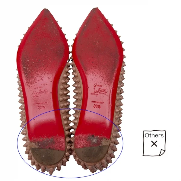 クリスチャンルブタンChristian Louboutin PIGALLE SPIKES スタッズ
