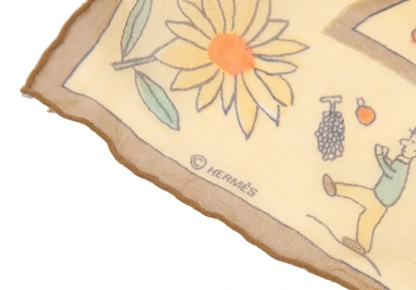 エルメスHERMES プチカレ40 RETOUR A LA TERRE 故郷に帰る シルク