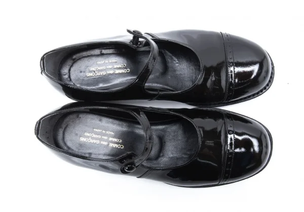 コムコム コムデギャルソンCOMME des GARCONS エナメルストラップ