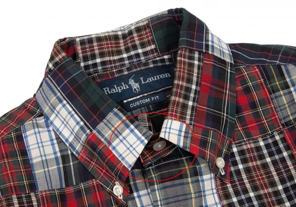 ラルフローレンRALPH LAUREN ポニーワンポイント刺繍パッチワーク