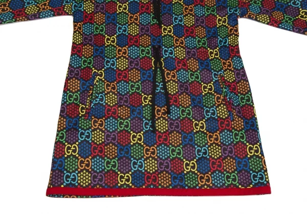 グッチGUCCI サイケデリックGGパターンパーカーワンピース マルチM (K