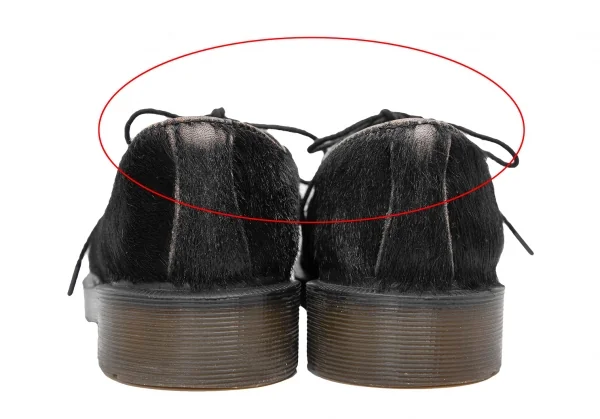 ドクターマーチンDr.Martens ハラコレザーシューズ 黒UK4(23) (K-122528)