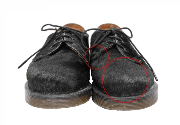 ドクターマーチンDr.Martens ハラコレザーシューズ 黒UK4(23) (K-122528)