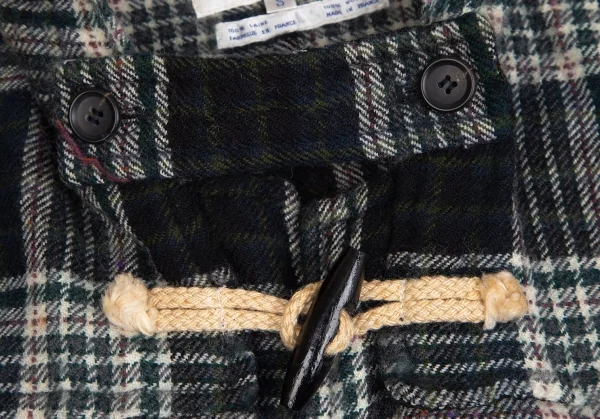 コムデギャルソン シャツCOMME des GARCONS SHIRT ウール縮絨チェック