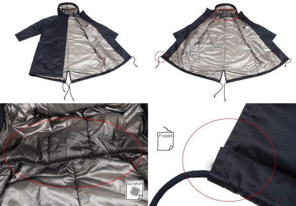 アンダーカバーUNDERCOVER ナイロンツイルオーバーサイズモッズコート