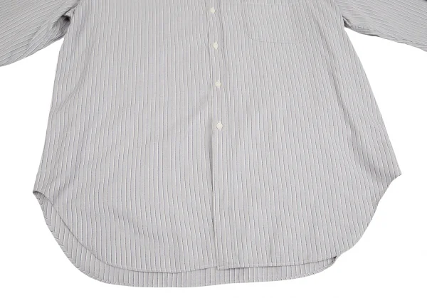 ジョルジオ アルマーニGIORGIO ARMANI コットンダブルストライプシャツ