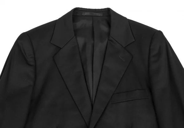 アニエスベーオムagnes b. homme ウールテーラードジャケット 黒46 (K