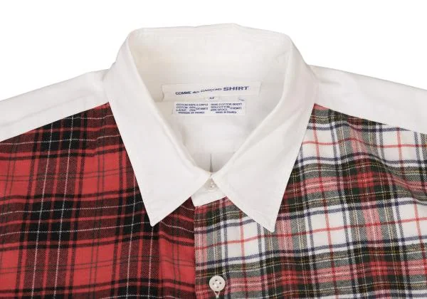 コムデギャルソン シャツCOMME des GARCONS SHIRT フロントタータン